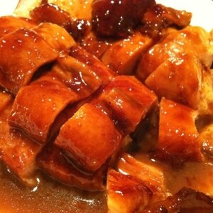 鶏むね肉のマーマレード焼き